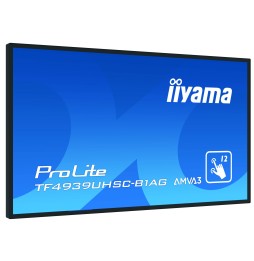 IIYAMA LFD 49"" tactile interactif 4K PCAP 15pts 24/7 IPS LED TF4939UHSC-B1AG