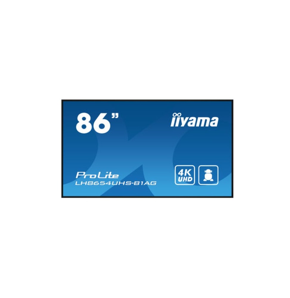 IIYAMA LFD 86" dalle IPS 24/7 LH8654UHS-B1AG