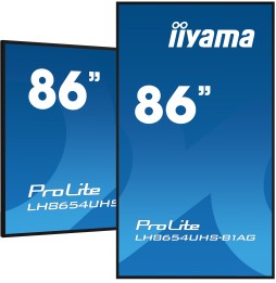 IIYAMA LFD 86" dalle IPS 24/7 LH8654UHS-B1AG