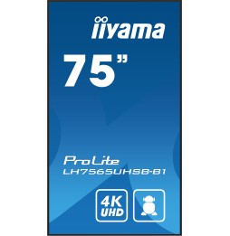 IIYAMA LFD 75" dalle IPS 24/7 LH7575UHS-B1AG