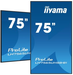 IIYAMA LFD 75" dalle IPS 24/7 LH7575UHS-B1AG