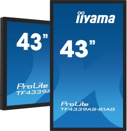 IIYAMA LFD 43" Interactif Noir Tactile PCAP 40pts IPS TF4339AS-B1AG