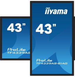 IIYAMA LFD 43" Interactif Noir Tactile PCAP 40pts IPS TF4339AS-B1AG