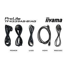 IIYAMA LFD 43" Interactif Noir Tactile PCAP 40pts IPS TF4339AS-B1AG