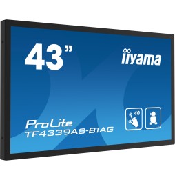 IIYAMA LFD 43" Interactif Noir Tactile PCAP 40pts IPS TF4339AS-B1AG