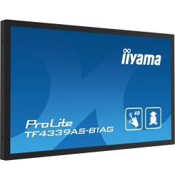 IIYAMA LFD 43" Interactif Noir Tactile PCAP 40pts IPS TF4339AS-B1AG