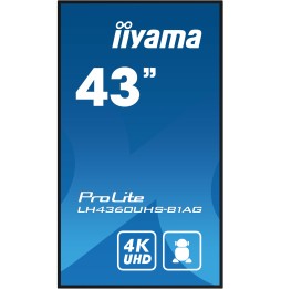 IIYAMA LFD 42,5" dalle VA 24/7 4K LH4360UHS-B1AG