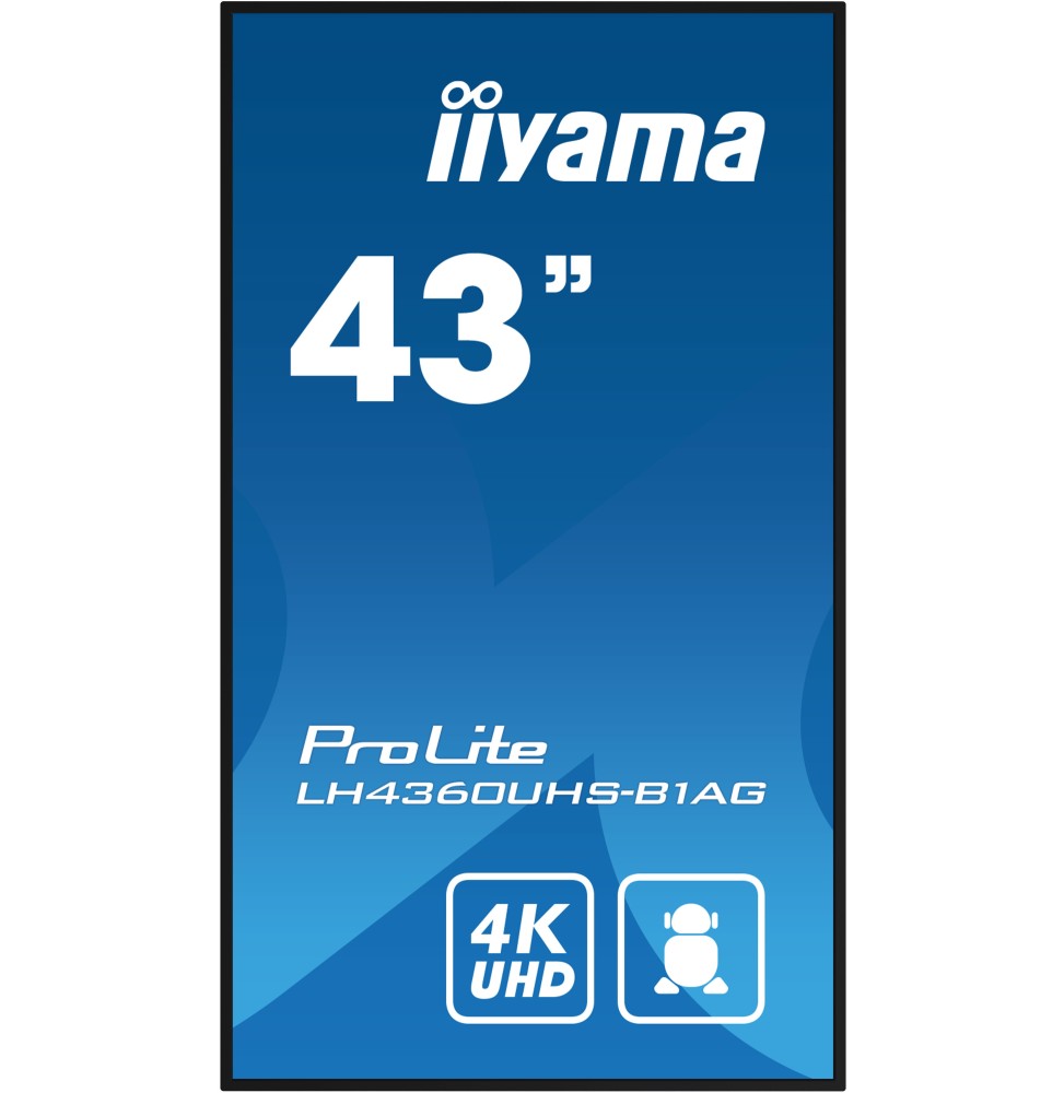 IIYAMA LFD 42,5" dalle VA 24/7 4K LH4360UHS-B1AG