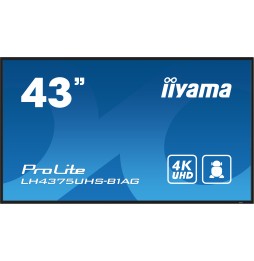 IIYAMA LFD 43" dalle IPS 24/7 4K LH4375UHS-B1AG