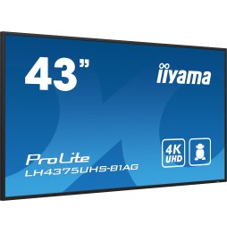 IIYAMA LFD 43" dalle IPS 24/7 4K LH4375UHS-B1AG