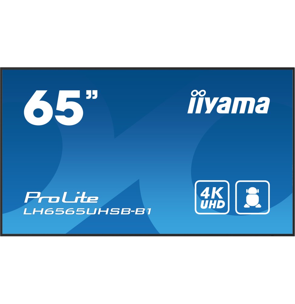 IIYAMA LFD 64,5" dalle IPS 24/7 4K UHD LH6575UHS-B1AG