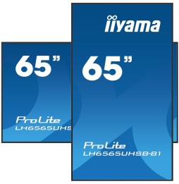 IIYAMA LFD 64,5" dalle IPS 24/7 4K UHD LH6575UHS-B1AG