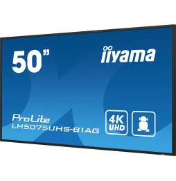 IIYAMA LFD 49.5" dalle VA 24/7j LH5075UHS-B1AG