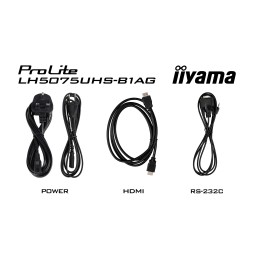 IIYAMA LFD 49.5" dalle VA 24/7j LH5075UHS-B1AG