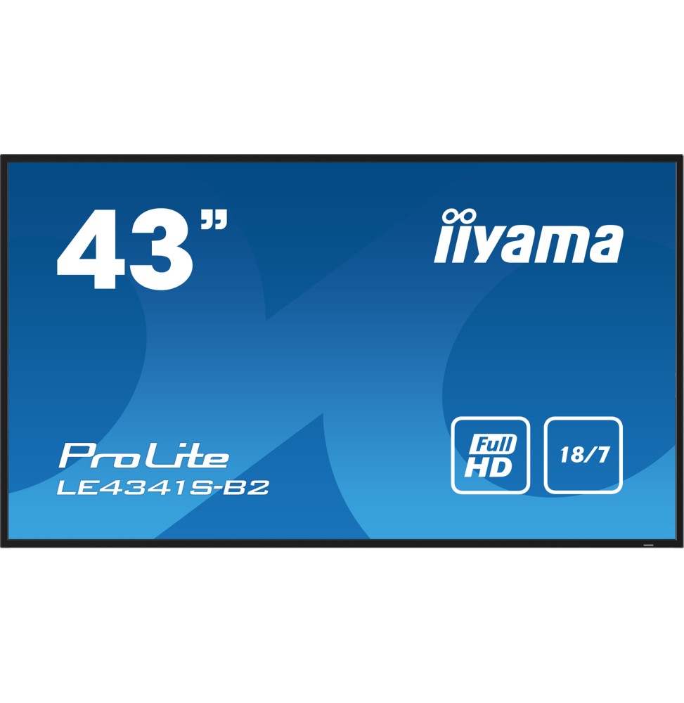 IIYAMA LFD 43" Noir dalle IPS