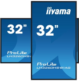 IIYAMA LFD 31,5" dalle VA 24/7 LH3260HS-B1AG