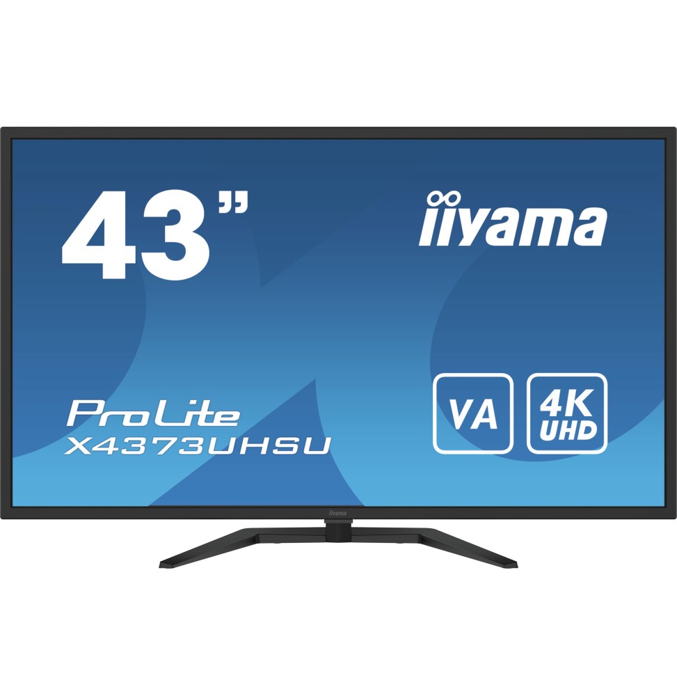 Ecran IIYAMA 43" Noir 4K UHD dalle VA fonction PbP