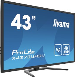 Ecran IIYAMA 43" Noir 4K UHD dalle VA fonction PbP