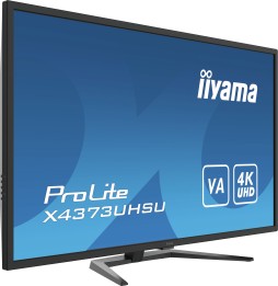 Ecran IIYAMA 43" Noir 4K UHD dalle VA fonction PbP