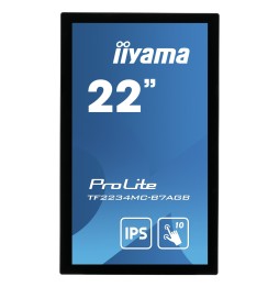 Ecran IIYAMA 21.5"" NoirTactile PCAP 10points FHD