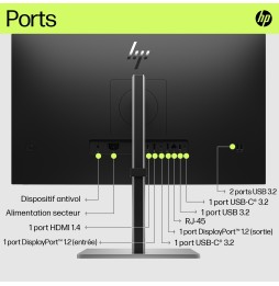 Moniteur HP E27u G5 27''QHD IPS