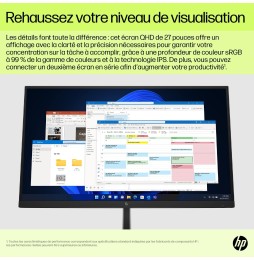 Moniteur HP E27u G5 27''QHD IPS