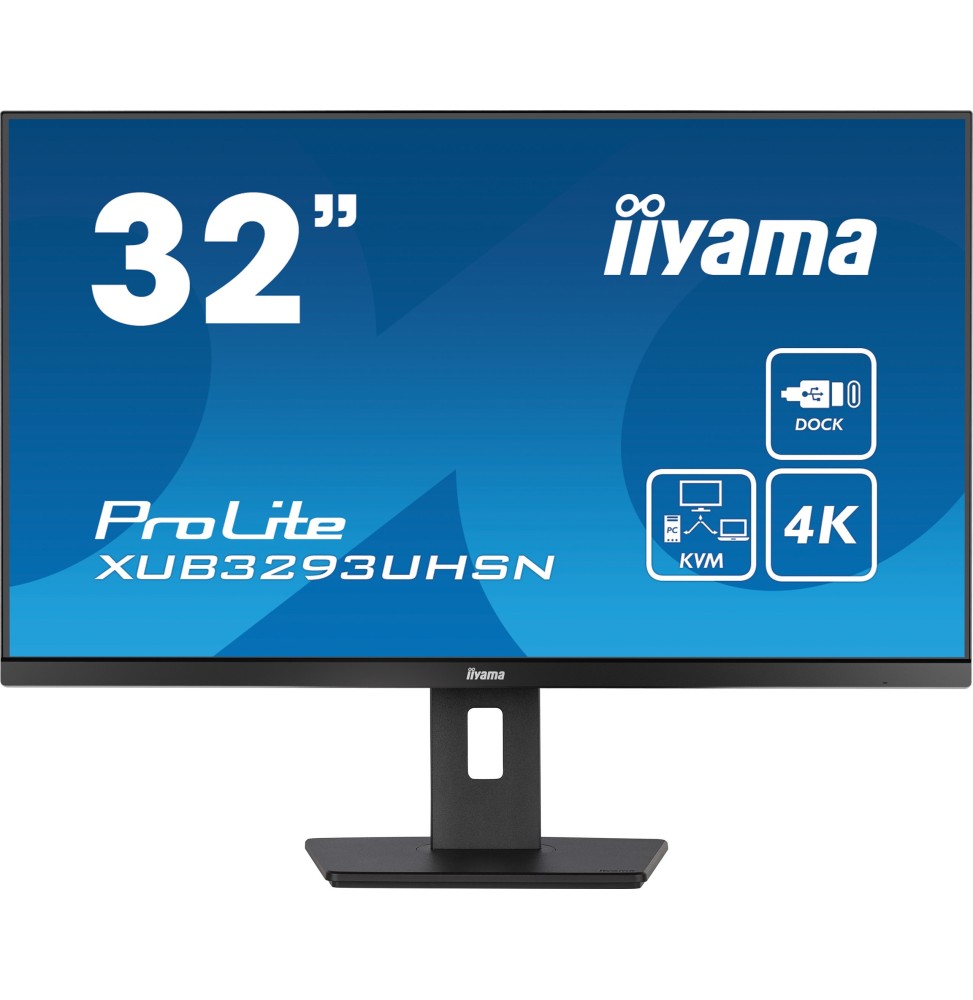 Ecran IIYAMA 31,5" Noir IPS 3840 x 2160