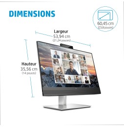 Moniteur HP E24m G4 conferencing 24''FHD IPS 5ms GtG