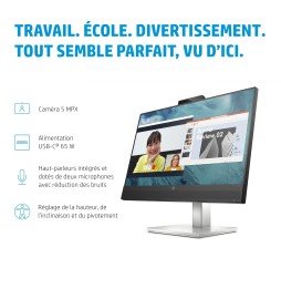 Moniteur HP E24m G4 conferencing 24''FHD IPS 5ms GtG