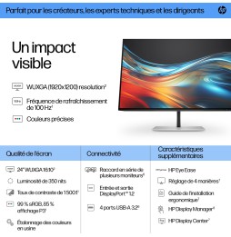 Moniteur HP 724pn 24'' WUXGA IPS