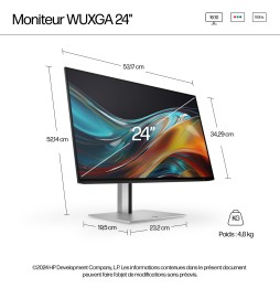 Moniteur HP 724pn 24'' WUXGA IPS