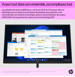 Moniteur HP E27q G5 27'' QHD