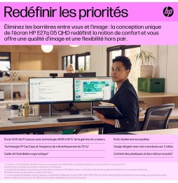 Moniteur HP E27q G5 27'' QHD