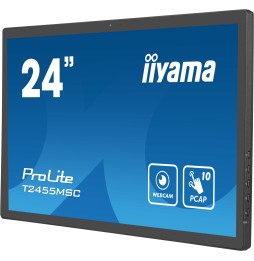 Ecran IIYAMA 24"Tactile PCAP conceptions en verre sans cadre  IPS 10points