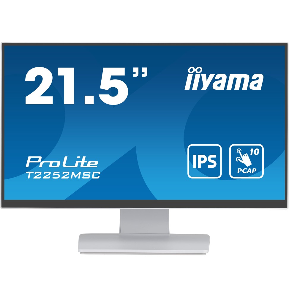 Ecran IIYAMA 21,5" Blanc Tactile PCAP 10 points