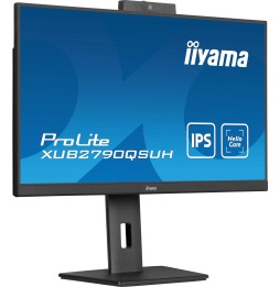 Ecran IIYAMA 27" Noir Ultra mince avec Webcam