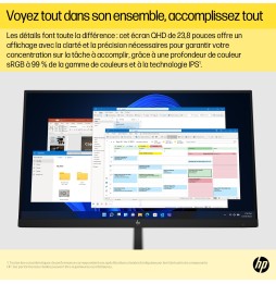 Moniteur HP E24q G5 24'' QHD