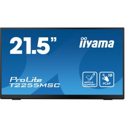 Ecran IIYAMA 21.5" Noir avec verre bord à bord Tactile PCAP