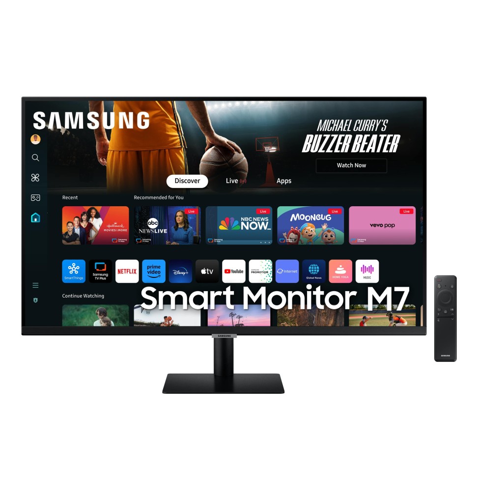 ECRAN 32" SAMSUNG S32DM700UU  Smart Monitor M7 Noir