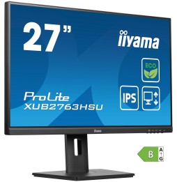 Ecran IIYAMA 27'' Noir dalle IPS LED Ultra mince