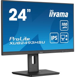 Ecran IIYAMA 23.8'' Noir dalle IPS Ultra mince