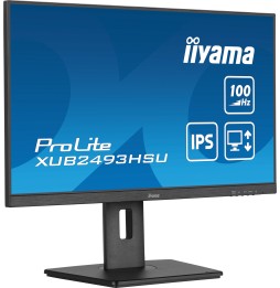 Ecran IIYAMA 23.8'' Noir dalle IPS Ultra mince