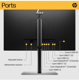 Moniteur HP E24u G5 24'' FHD