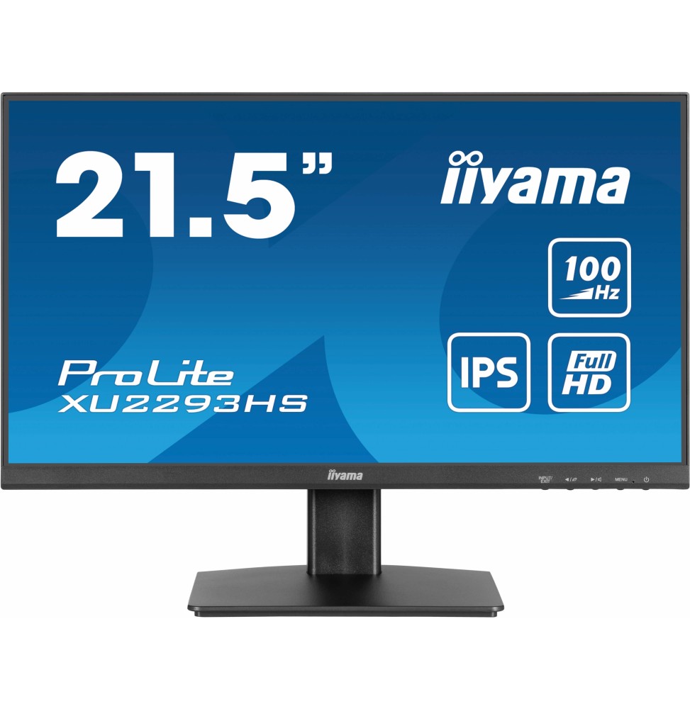 Ecran IIYAMA 21.5" Noir IPS 16:9 1ms ULTRA MINCE