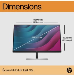 Moniteur HP E24 G5 23.8'' FHD