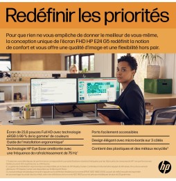 Moniteur HP E24 G5 23.8'' FHD