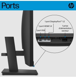 Moniteur HP P27h G5 27'' FHD