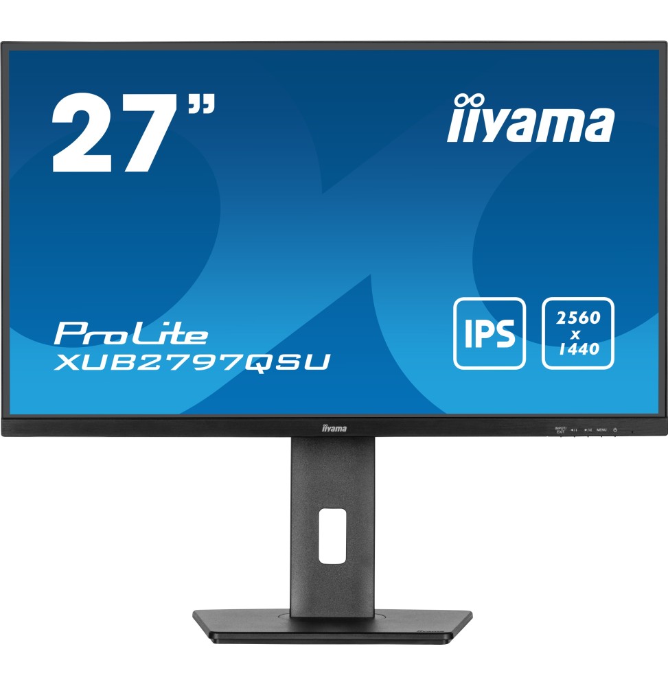 Ecran IIYAMA 27" Noir Ultra mince dalle