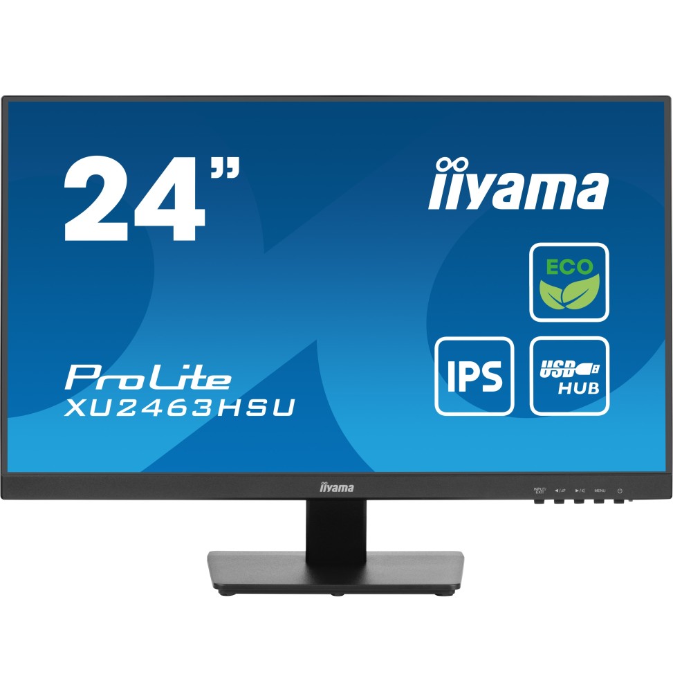 Ecran IIYAMA 23.8'' Noir dalle IPS LED Ultra mince