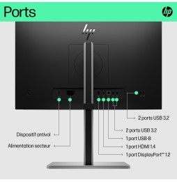 Moniteur HP E22 G5 21.5'' FHD